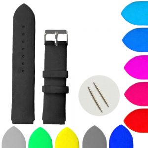 22mm Silicone Jelly Rubber Unisex Watch Band Straps WB1061B22JB