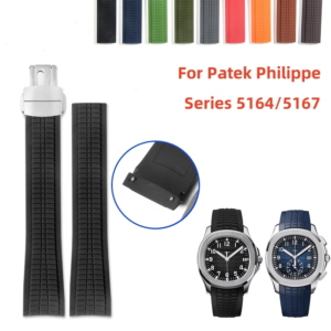 Anti-Dust Rubber Watchband Silicone Watches Straps