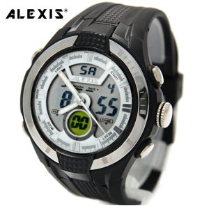 Mens Analog Digital Watch Chronograph Water Resistant Watches AW363