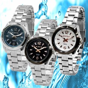 Stylish Steel Wrist Women Watches ALEXIS Brand 2035 Quartz Fashion Watch FW989C