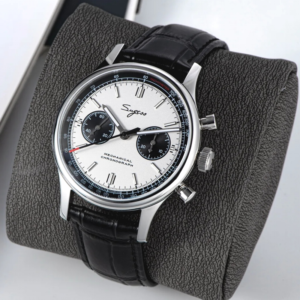 Men Mechanical Chronograph Panda Wristwatch