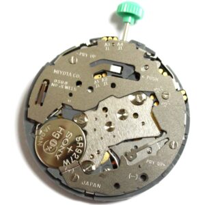 Miyota 0S60 Quartz Watch Movement Battery OS60 calibre replace repairs Vertical 3 Eyes - 5pcs.