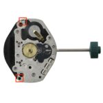 HARLEY RONDA 1063 Swiss Quartz Movement Gold 5 jewels 3Hands