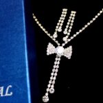 Stylish Bow-knot Earring Necklace Set