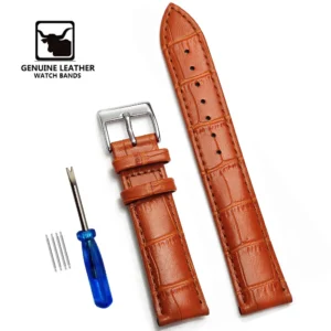 Genuine Leather Watch Band 12/14/16/18/20/22/24mm