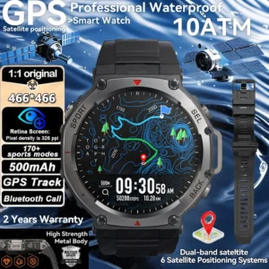Dual-band GNSS Compass Smartwatch