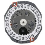 Hattori VJ22 Quartz Movement Date Display at 3:00