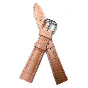 14mm Pink Genuine Leather Ladies Watch Band Straps WB1026A14GB