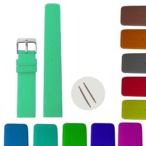 20mm Color Silicone Jelly Rubber Unisex Watch Band Strap WB1071D20JB