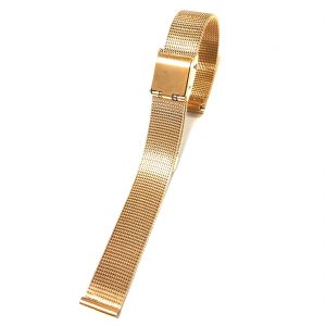 8mm Stainless Steel Slim Mesh Ladies Bracelet Band Rose Gold WB1221A8SB