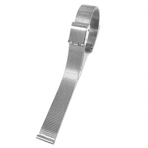 12mm Stainless Steel Slim Mesh Ladies Bracelet Band WB1221B12SB