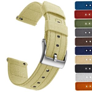 Canvas Quick Release Watch Band 20mm 22mm