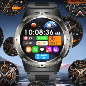 Military Smart watch Men 3ATM Waterproof Watches